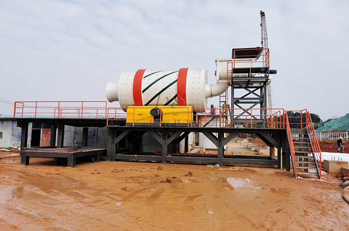 土壤淋洗设备运行现场 土壤淋洗设备运行现场