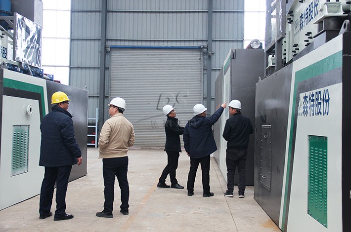 客户来访土壤淋洗修复设备 客户来访土壤淋洗修复设备