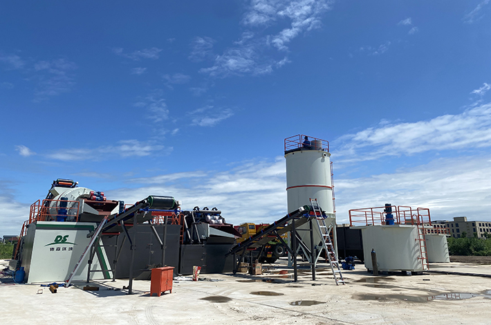 土壤淋洗修复工程现场