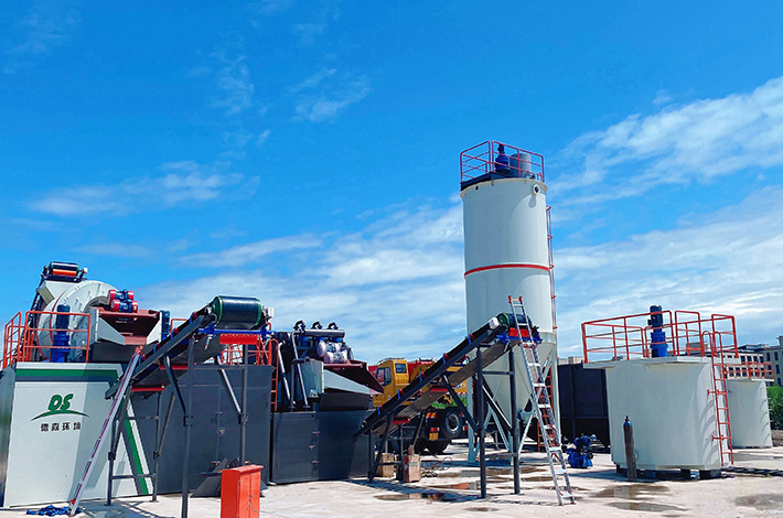 土壤异位淋洗修复设备安装现场 土壤异位淋洗修复设备安装现场