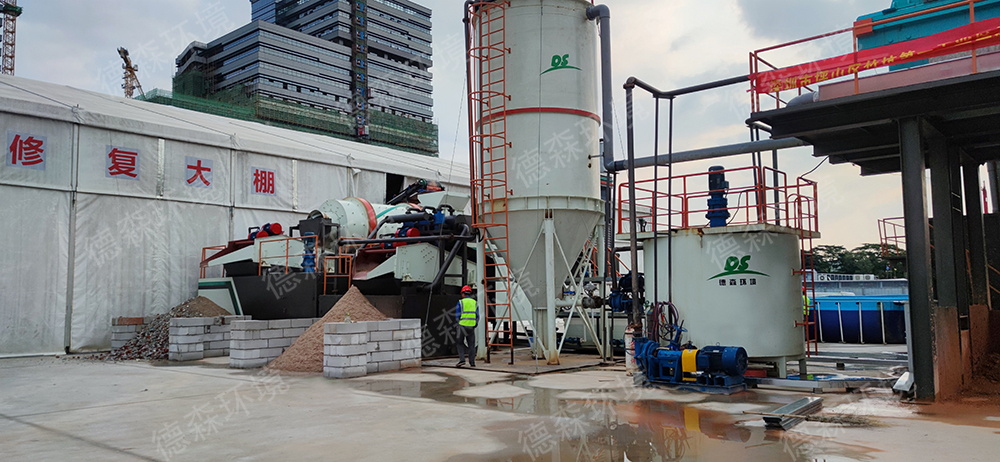 w66最给力深圳某淋洗修复现场