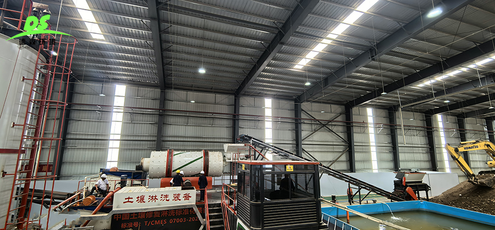 w66最给力通沟污泥治理现场